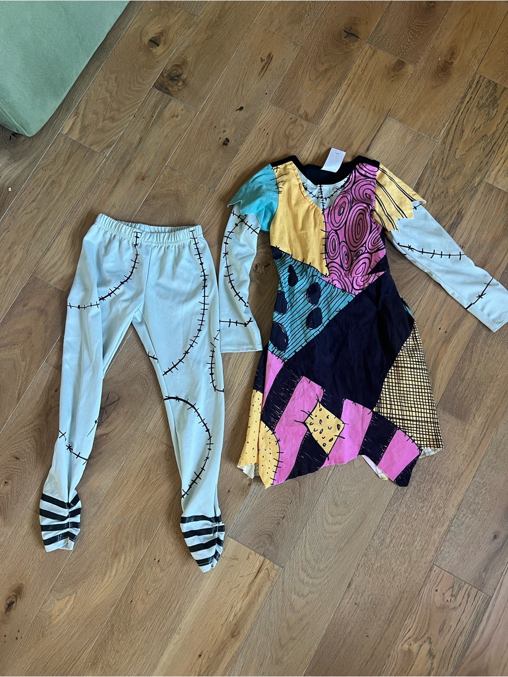 Disney Nightmare Before Christmas Sally Costume Set - Multi
